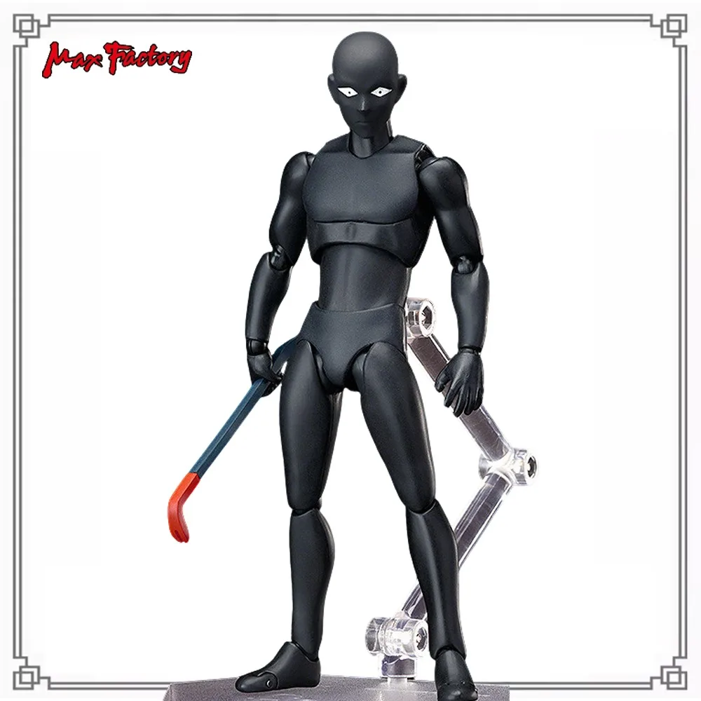 100% en Stock, Original de Fábrica, Figma Max # SP-089) Figura de Acción de Conan Han'nin de Meitantei, Modelo Decorativo, Kit de Garaje, Regalo