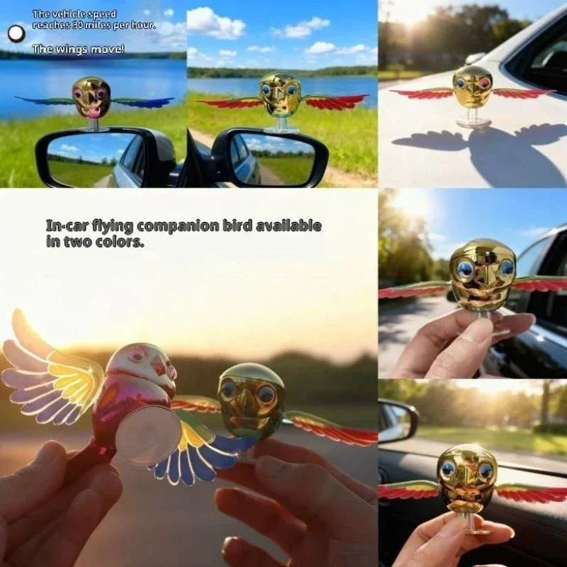 

Fashion Electric Car Companion Interactive Hanging Bird Toy Childrens Birthday Gift For Boy Girls Vehicle Decoration Accessory