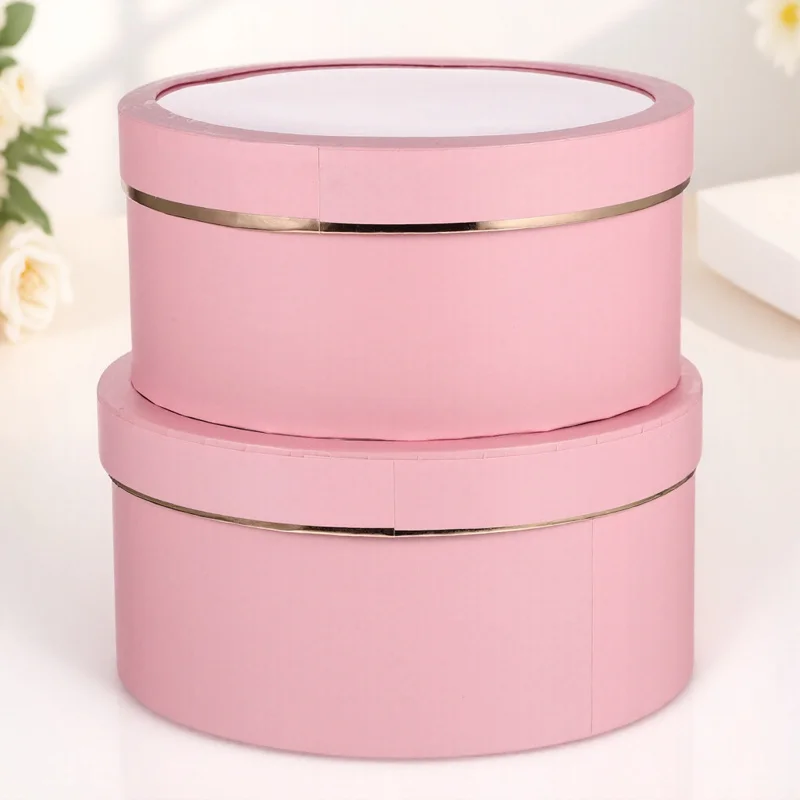 

2Pcs Flower Bouquet Gift Box with Cover Flower Arrangement Box for Valentine Party Graduation Celebration Decorative Storage