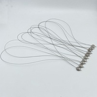 Extra love 20 pieces 25cm length Nano ring threader tools Micro ring loop pulling tools Hair extension tools