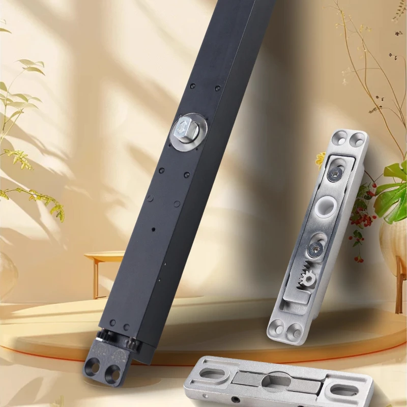 

Hydraulic rotating shaft automatic return two-way opening hinge