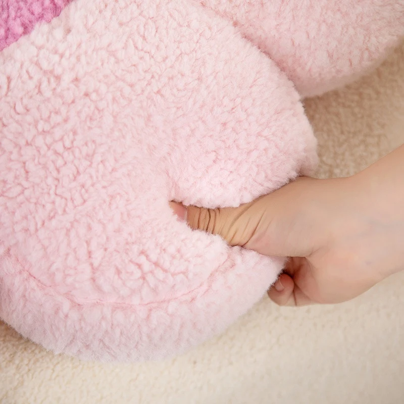 หมอนผ้ากำมะหยี่ลายดอกทานตะวันใบหน้ายิ้มแย้มขนาด58/83ซม. ยัดนุ่น8กลีบพืชดอกไม้ bantal Kursi ของขวัญสำหรับงานเลี้ยงการตกแต่งบ้าน