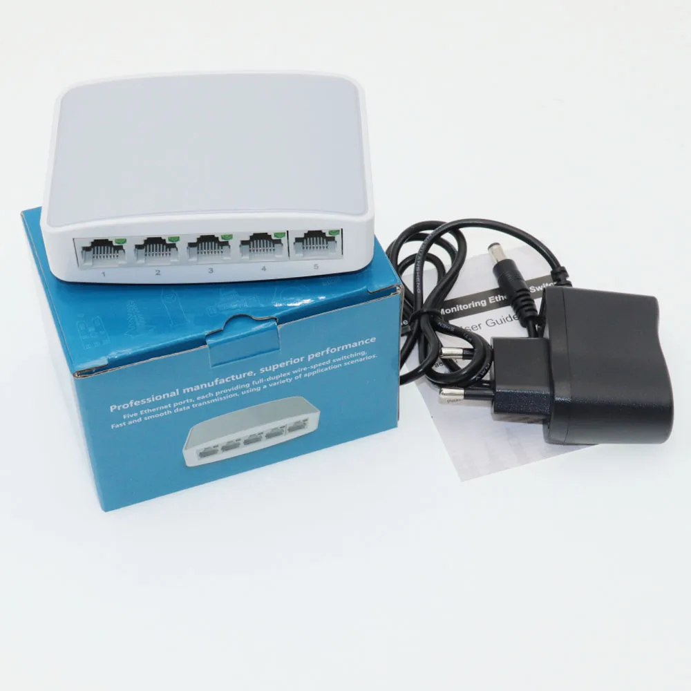 

Ethernet network switch, 5 Port, 10/100m, 5x10/100BASE-TX, 5x10/100BASE-TX, Ethernet security switch customized