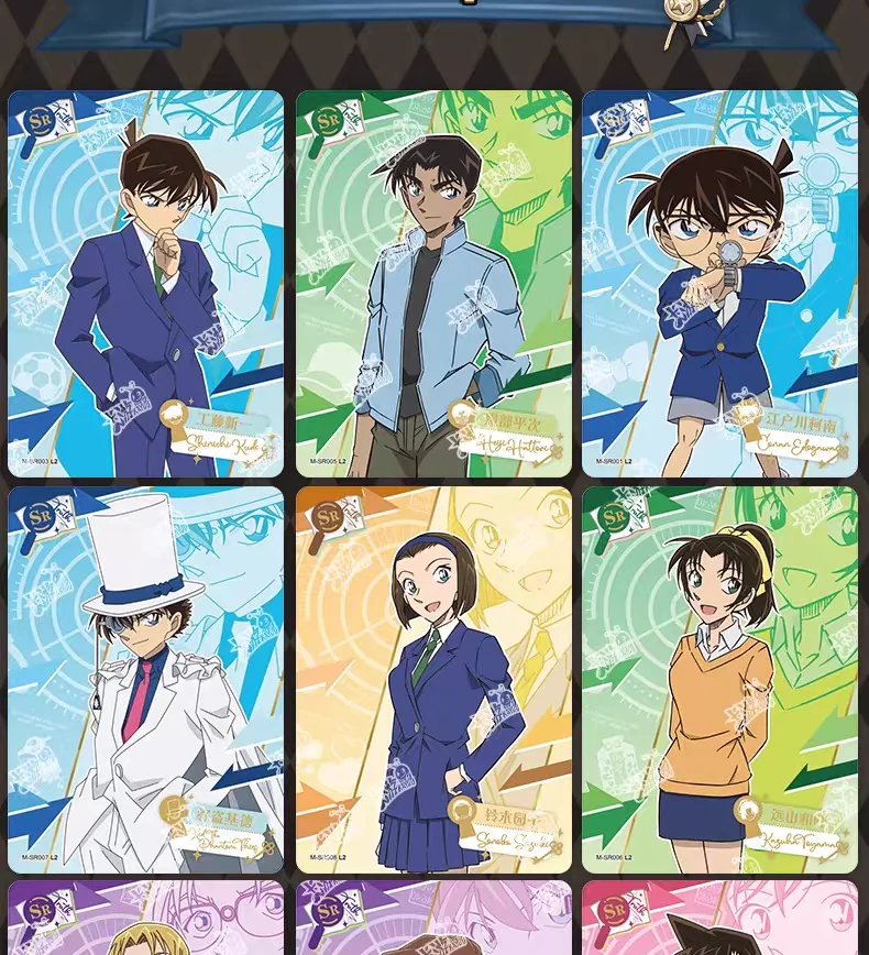 KAYOU Echte Detektiv Conan Karte Name Denken Reveal Paket Halloween Thema Kuroba Kaito Anime Sammlung Karten Spielzeug Geschenke – Detail 11