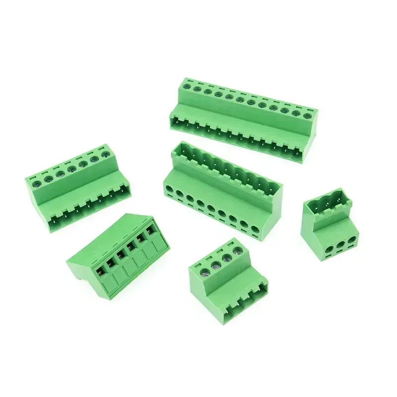 50 pçs/lote 8P-2EDGRK-5.08mm Espaçamento Plug-in Bloco Terminal Masculino e Feminino Par Plug Set 15EDGRK-5.08MM