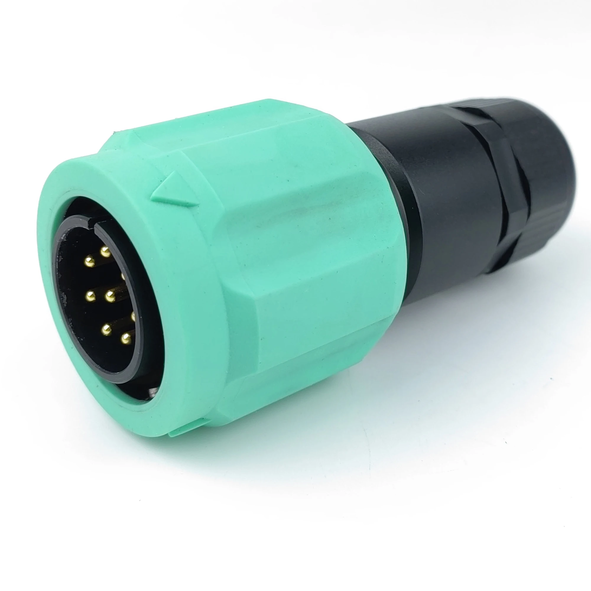 8 Pin Male Female Plug Coupler Connector IP55 Waterproof Model SPN8 For Line Array Loudspeaker Aluminum Housing Copper Contacts