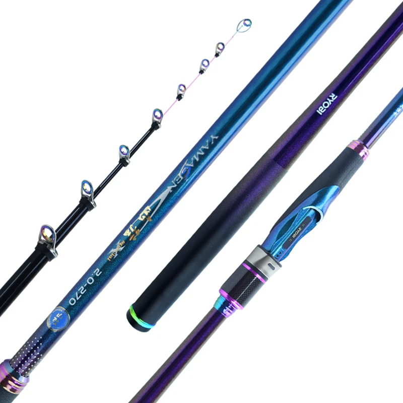 RYOBI-Rock Fishing Rod, Light Hard Carbon Rod, Slide Drift, Long Range Throwing Rod, Night Glow, Sea Fishing, 2.7m-3.9m