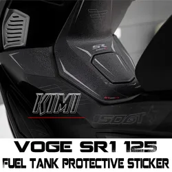 FOR VOGE SR1 125 2024 Motorcycle Anti-Skid Fuel Tank Sticker Wear-Resistant Fishbone Sticker Protective Sticker Modification