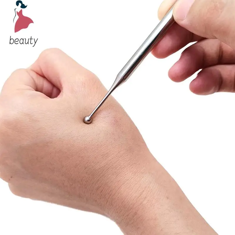 Pluma de masaje de sonda de punto de acupuntura para cara, ojos y orejas, pluma de detección de acupuntura indolora, herramienta de reflexología Facial, dragado de meridianos