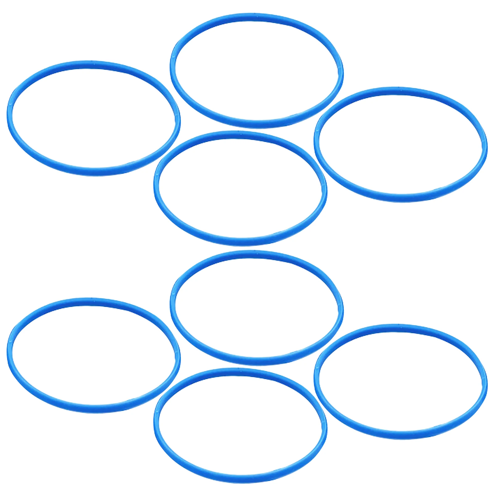 

8 Pcs Microphone Mesh Cover Tape Handheld Rubber Ring Seal Grill Replacement Grille for Headset Rings Office Diy