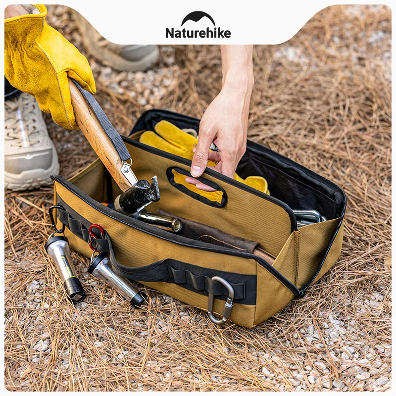 

Сумка для инструментов Naturehike, большая вместительная складная многофункциональная сумка для хранения инструментов, аксессуары для работы на открытом воздухе, ящик для инструментов