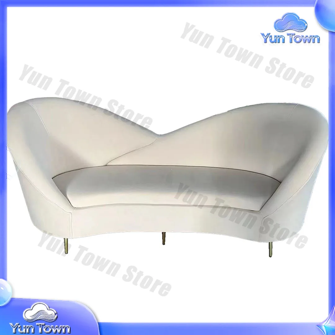 Hot Sale Wedding Hotel Furniture Home Decoration Bride And Groom Sofa Wedding Chairs Event Party White Velvet Sofa Set