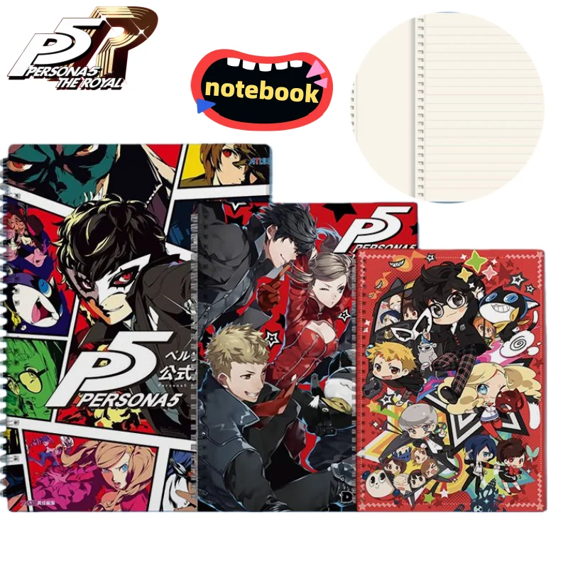 

Persona Sakura Futaba anime merchandise, 2D cartoon student notebook, personalized cool hand-drawn diary stationery wholesale