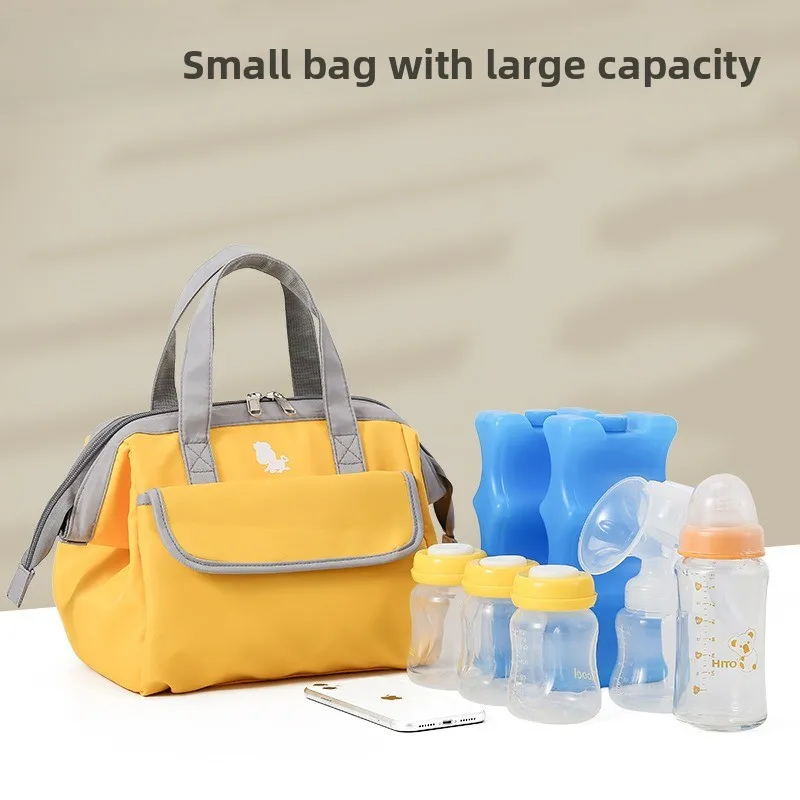 حقيبة غداء جديدة، حقيبة ثلج، حقيبة نزهة خارجية متعددة الوظائف، حقيبة غداء، حقيبة الأم المقاومة للماء، حقيبة الحليب، الحفاظ على حليب الثدي #2