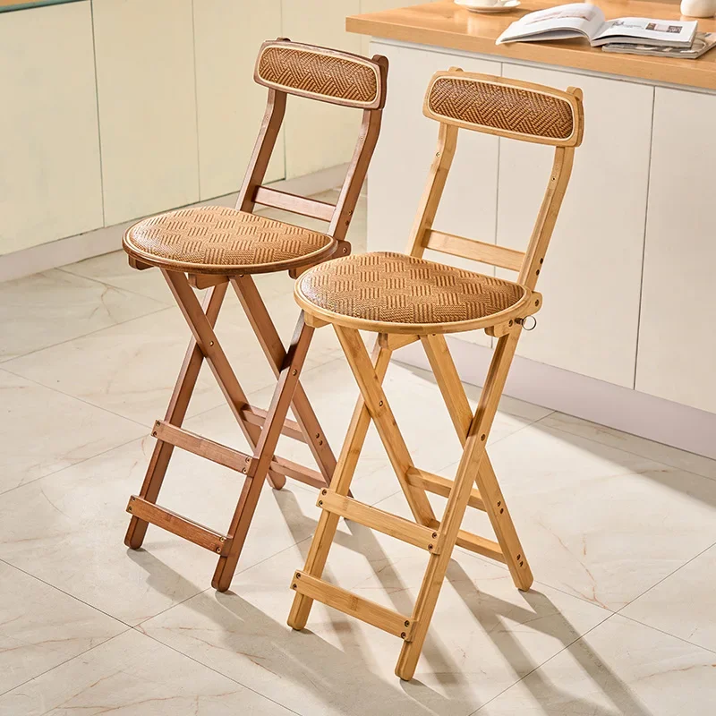 

Bar chairs Home dining chairs Cafe high stools checkout page Foldable balcony Portable bar with back chairs