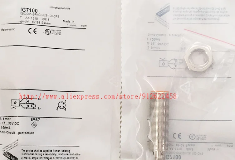 

IG6616 IG7100 IG7102 IG7103 IG9983 New High Quality Inductive Sensor Quality Assurance