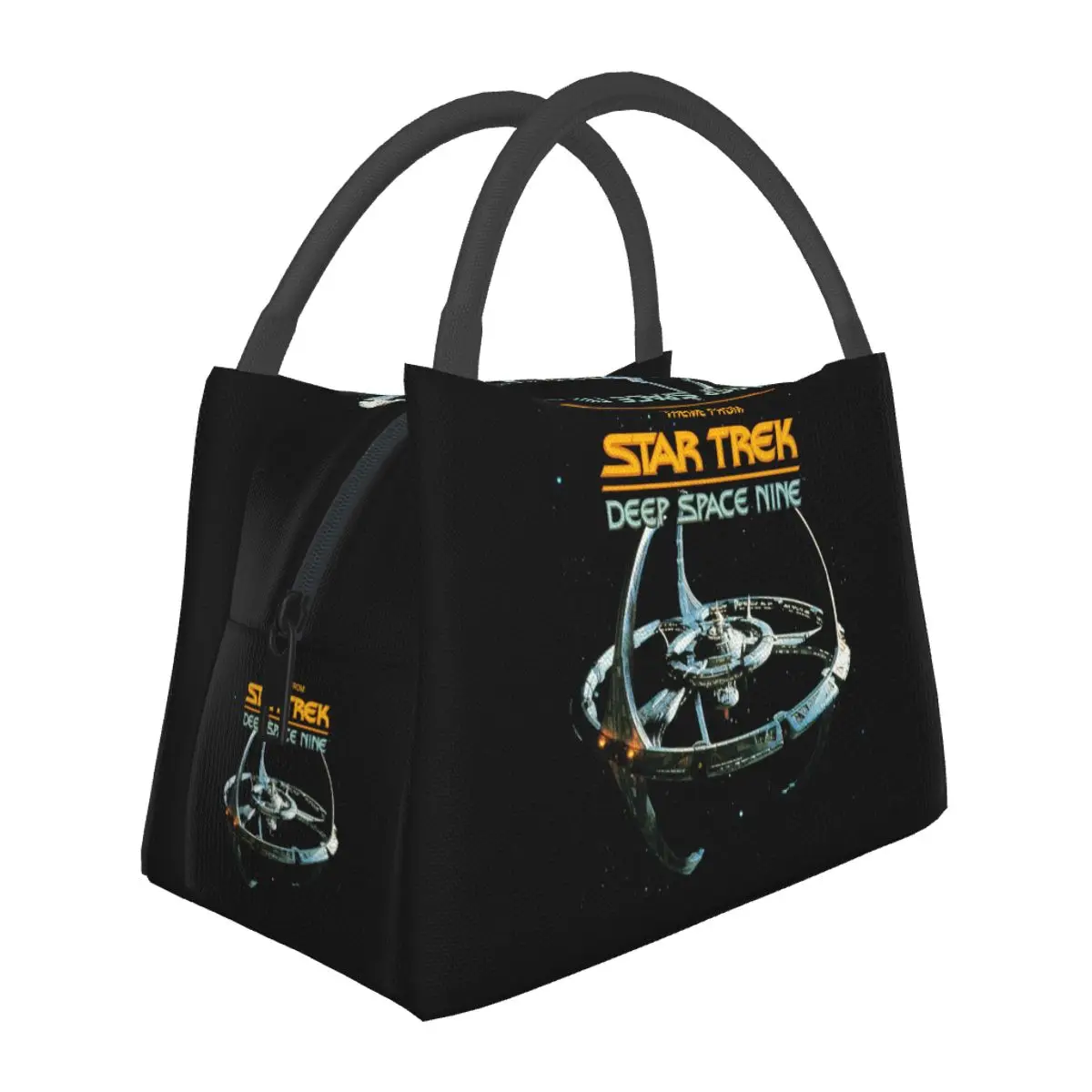 Stars Treks Deep Space Nine Space Station Insulated Lunch Bag for School Bento Storage Food Boxes  Cooler Thermal Lunch Box Tote