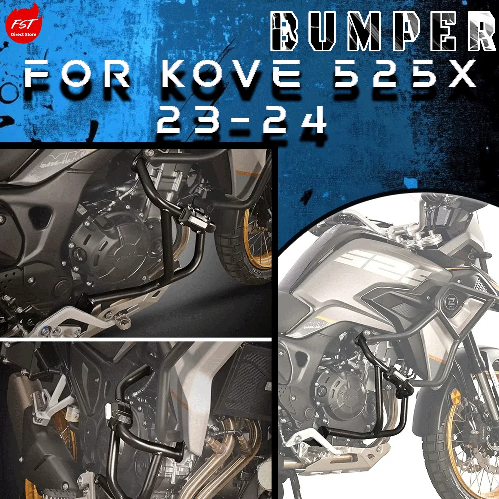 

Fits 2023-2024 KOVE 525X Single Swingarm Anti-fall Crash Bar