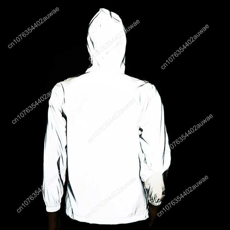 Sigma Gamma Rho Reflecterende Jas Heren Womens Jas Met Capuchon Windjack Pocket Jacks Fietsen Wandelen Rits Custom Hoodie