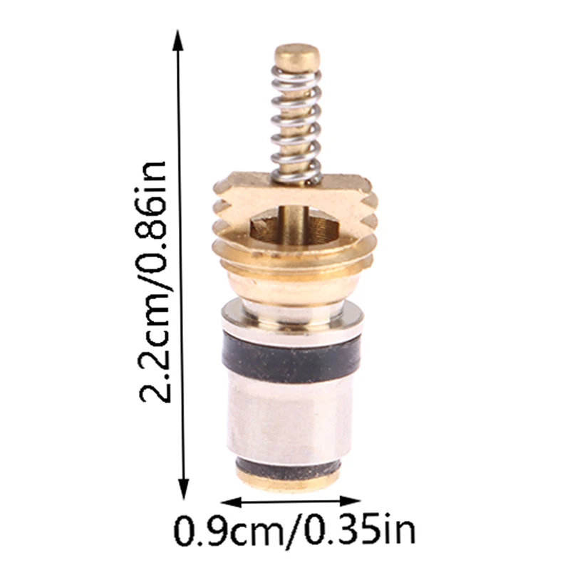 Air Conditioning Charge Cold Medium Interface Valve-Core A/C System Service Remover Kit Automotive Air Conditioner Valve Core