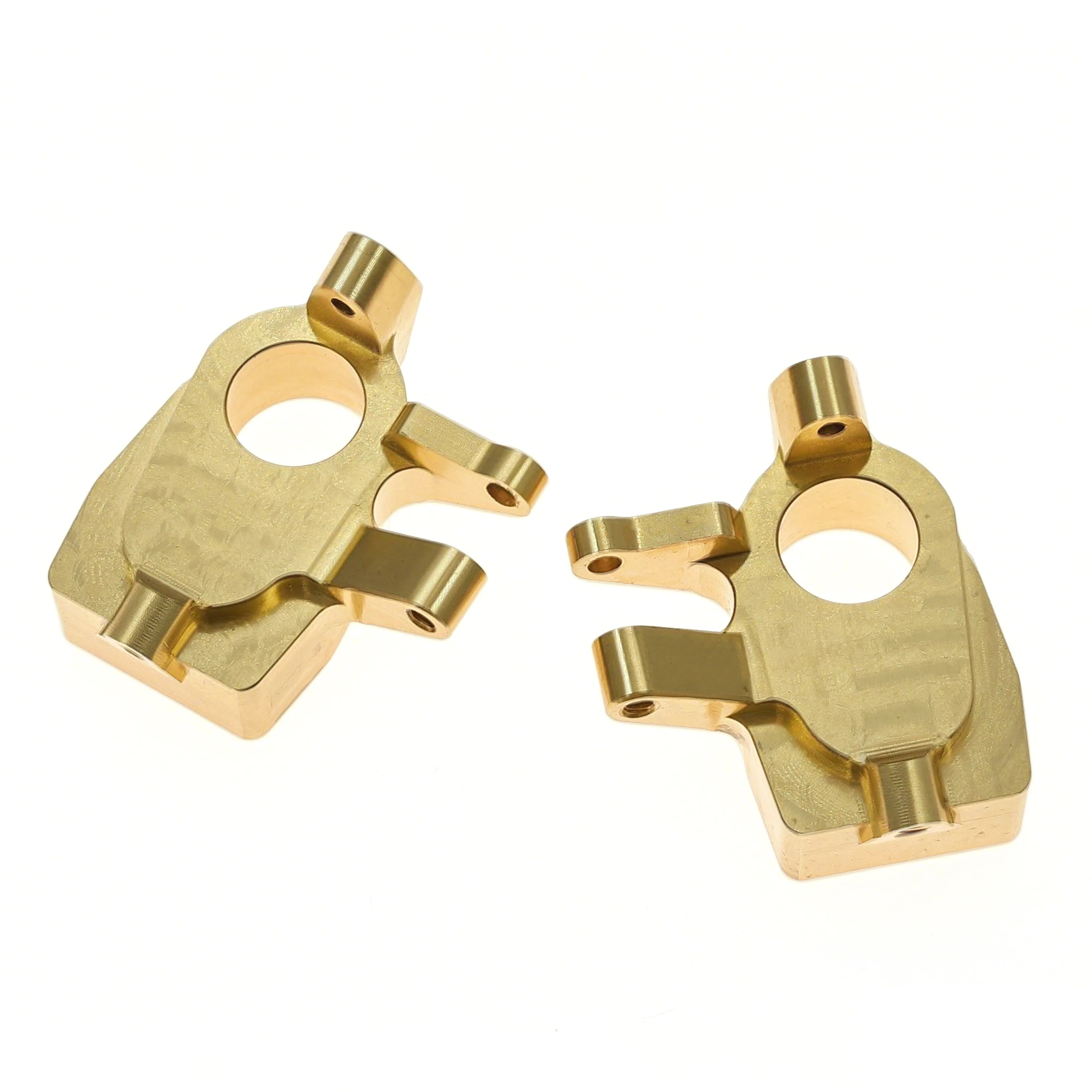 

1 пара латунных поворотных кулаков — высокопроизводительное обновление для осевых Capra 1,9 и SCX10 III — детали гусеничного радиоуправляемого автомобиля 1/10