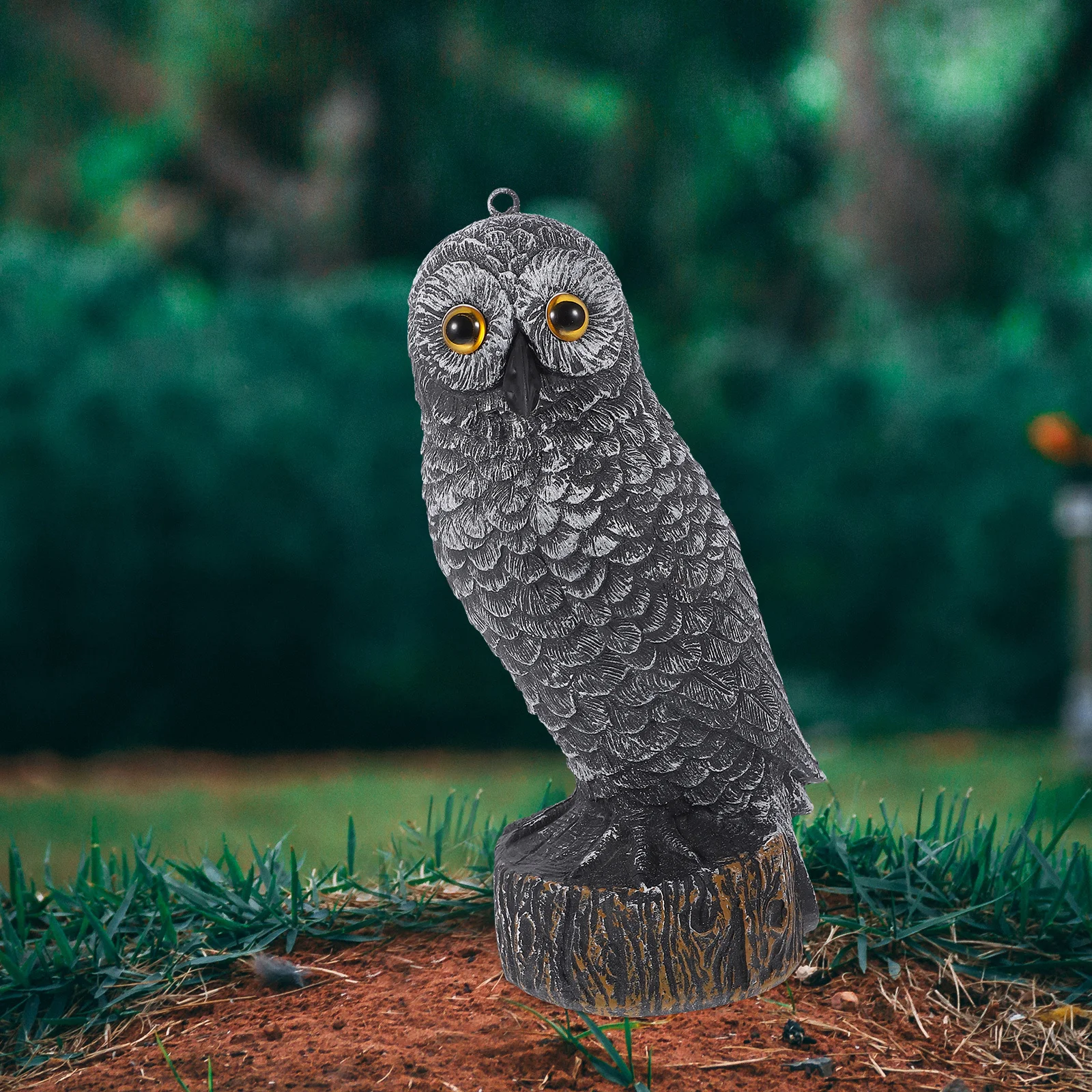 

Owl Garden Decoration Plastic Fake Owl Statue Yard Bird Deterrent Outdoor Patio Home Decor Decor for Yard Garden