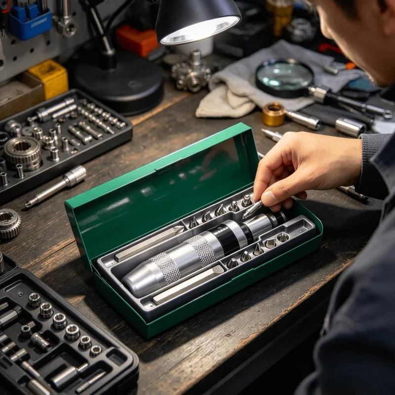 13Pcs Broken Screw Extractor Set, Impact Screwdriver Damaged Bolt Remover, Woodworking & Mechanical Repair Tool Kit