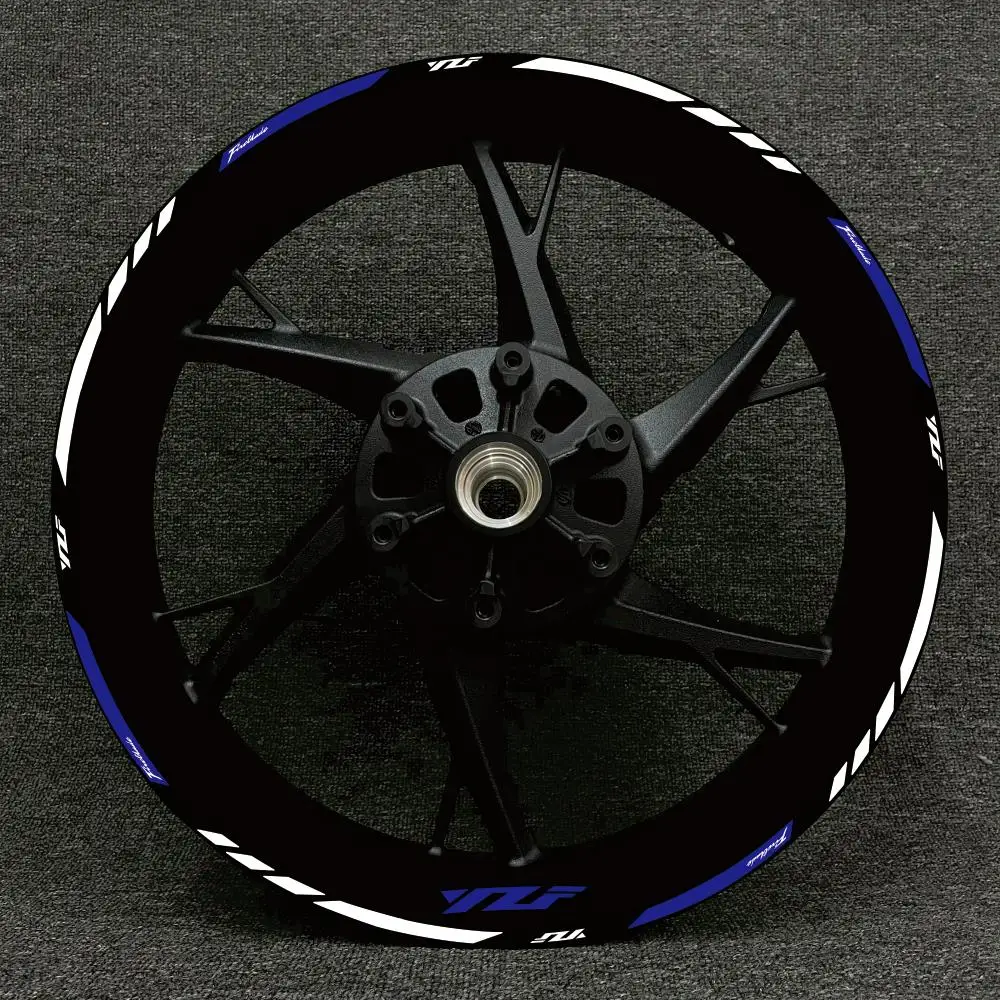 high qualityFor Yamaha R1 R15 R125 R6 R7 MT-09 MT09 MT07 MT10 TRACERNew Motorcycle Wheel Sticker stripe Reflective Rim