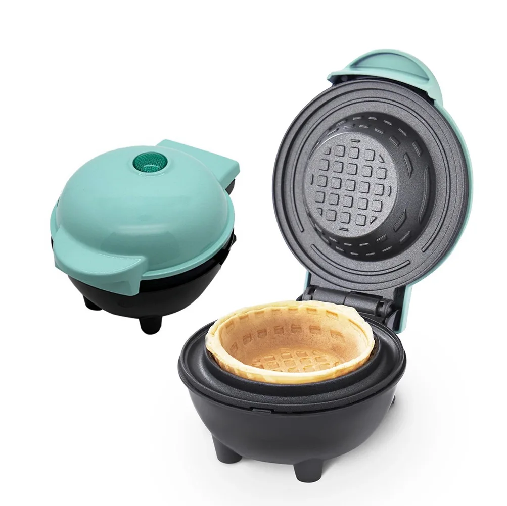US standard 110V waffle bowl machine, breakfast machine cake machine