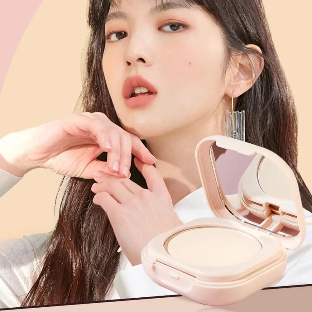 Koreaanse Losse Poeder Volledig Verhelderende Concealer Mineraal Compact Gezicht Duurzame Foundation Poeder Geperst Make-Up Poeder Cosmeti F4w0