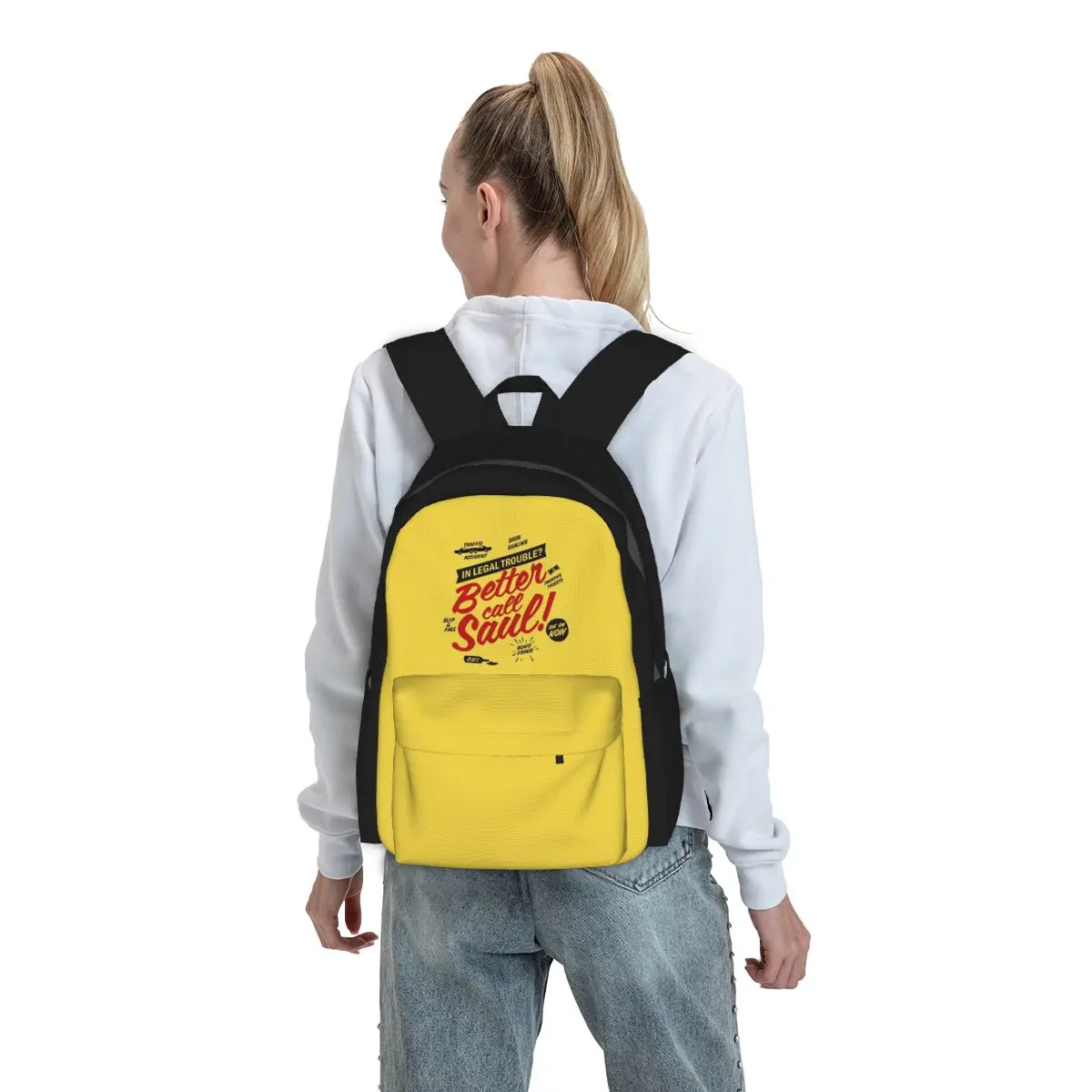 

Better Call Saul Saul Goodman Backpack Student BookBag Kids School Bag Laptop Shoulder Bags for Men Women