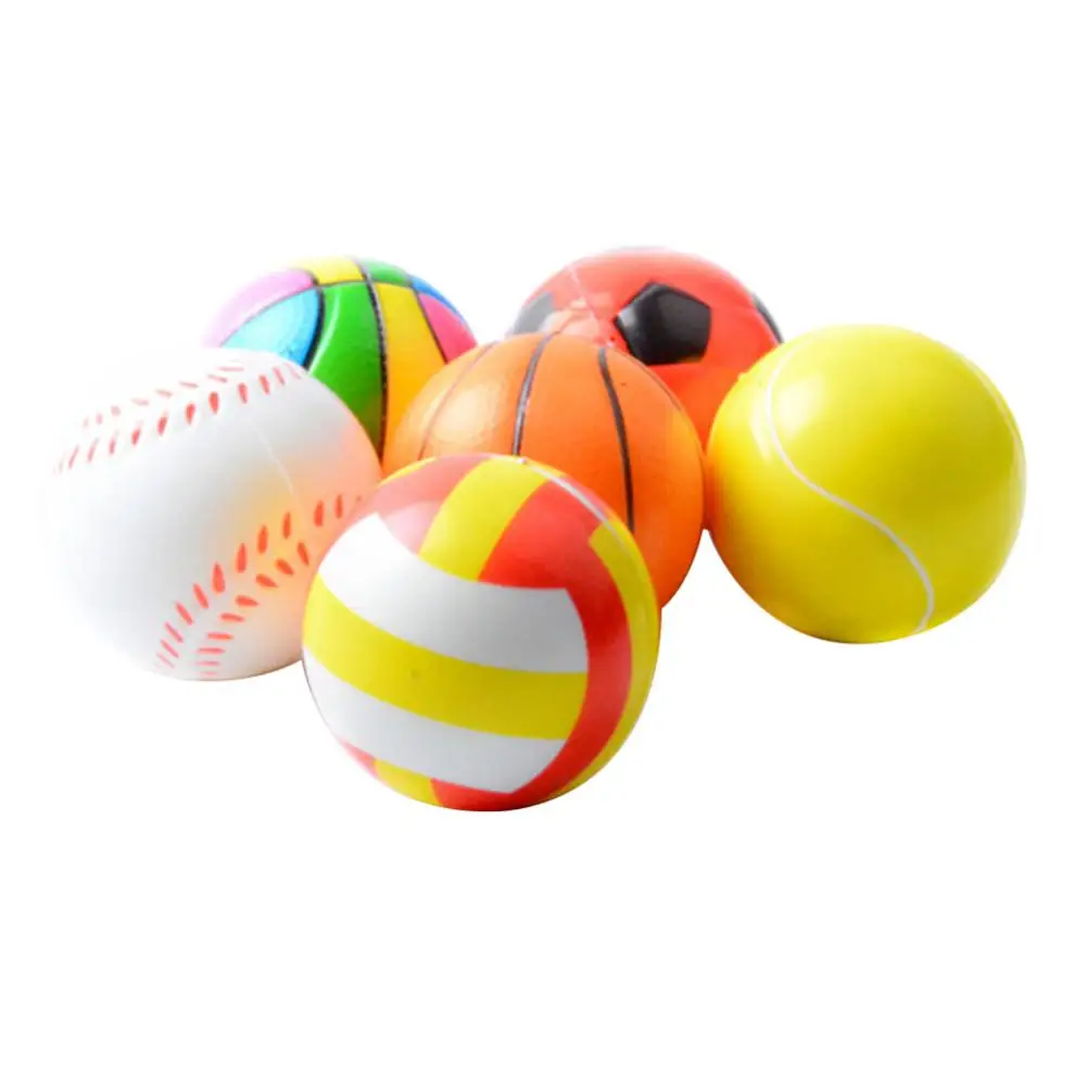 63mm Dog Toy Ball Sport Football Basketball Volleyball Pet Dog Chew Bite Training Ball Toy