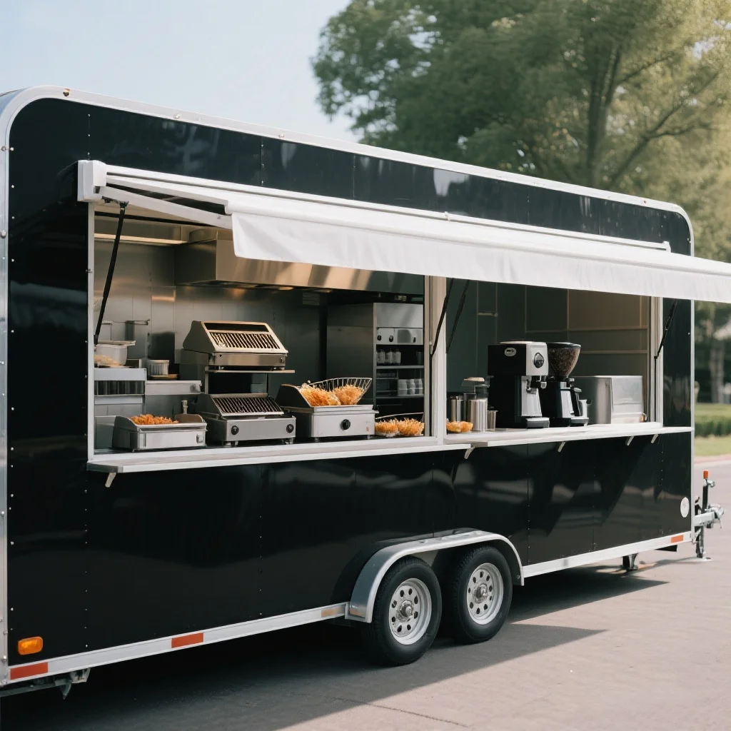 

Fully Equipped 10ft Mobile Pizza Food Truck with Full Kitchen and Barbecue Grills for Sale