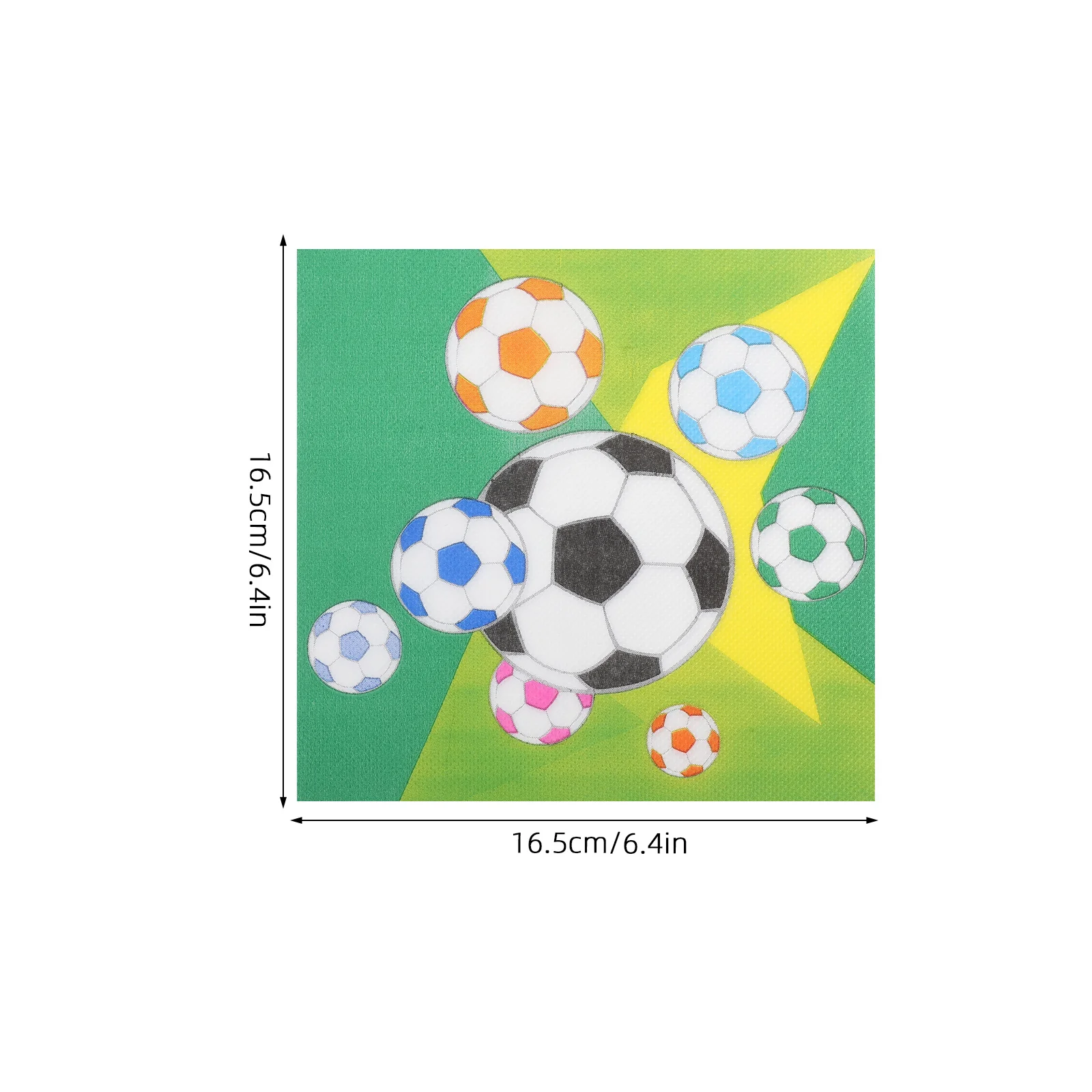 Рисунок 5 - футбольные бумажные салфетки уникальные