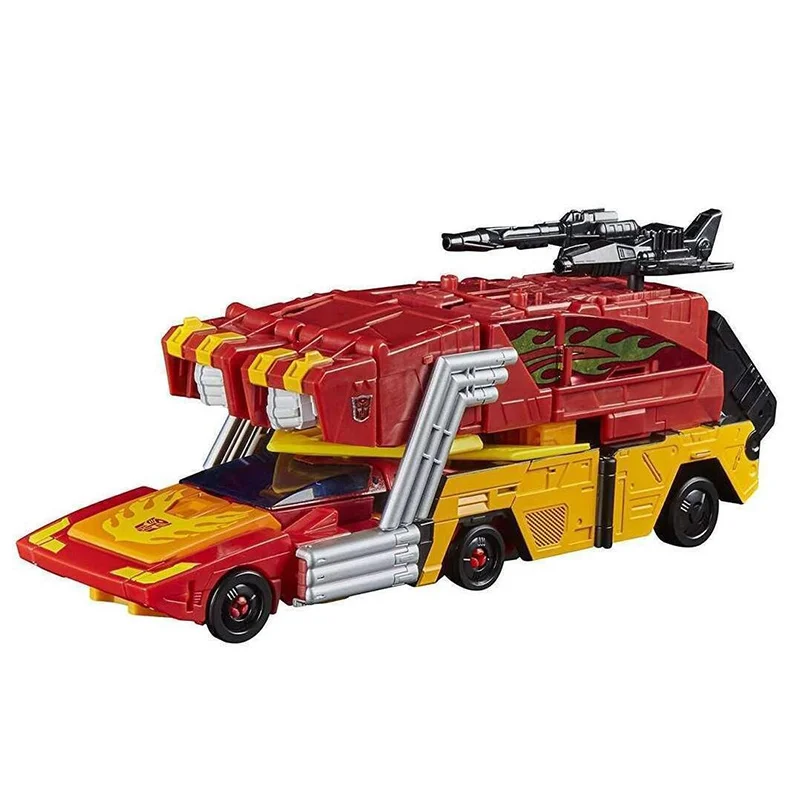 Hasbro Transformers Power of The Primes Rodimus Prime Hot Rod 20 cm Leader Class Original Actionfigur Modell Spielzeug Geschenkkollektion