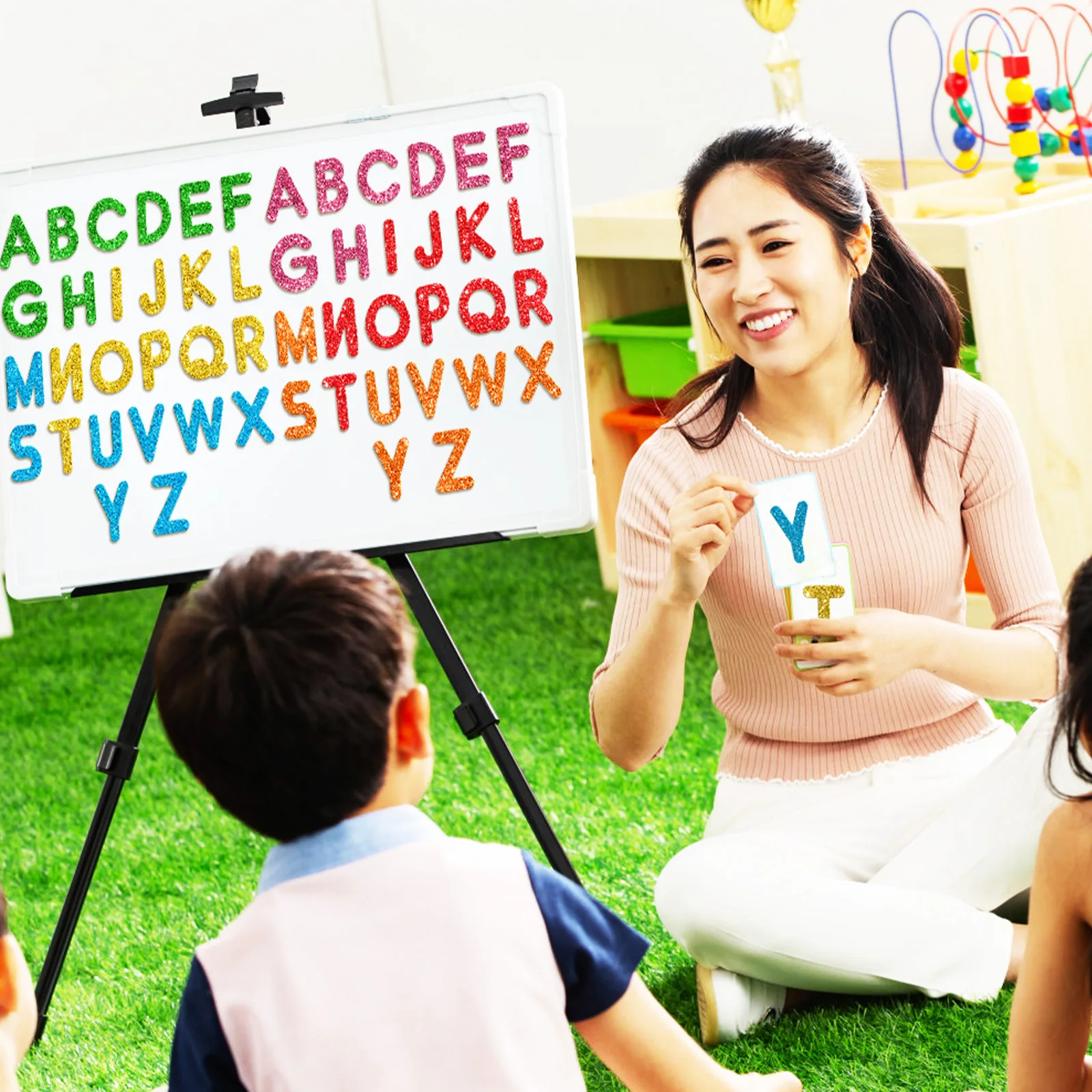 

156 Pcs Stickers Letter Glitter Adhesive Letters Decorate Craft Alphabet Bulletin Board Colorful