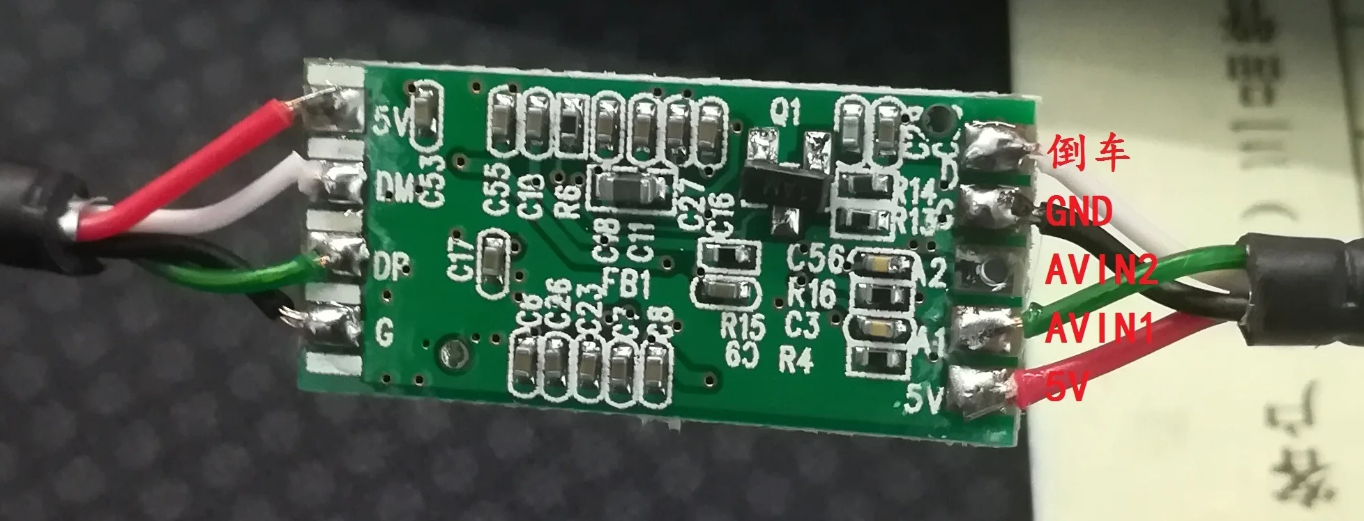 CVBS Analog Ke USB Modul Kamera AV Ke USB Membalikkan Adaptor Video Kamera Video