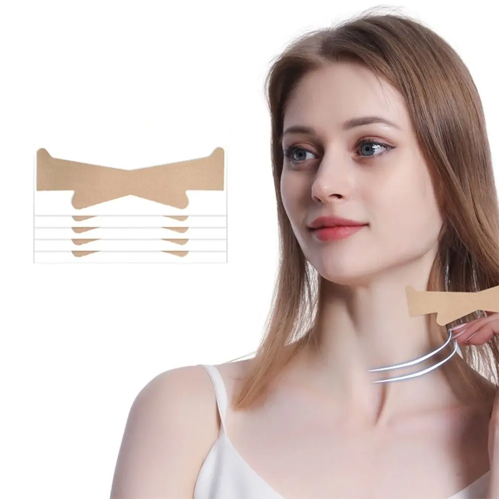 Waterproof Neck Wrinkle Patch High Elastic Improve Neck Fine Lines & Wrinkles Neck Strips Easy to Use for Pulling Loose Skin