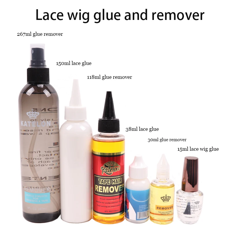 Professional Hair Extension Glue Remover For Salon 150Ml Liquid Glue For Bundles Invisible Wig Glue Waterproof Extra Hold Sets