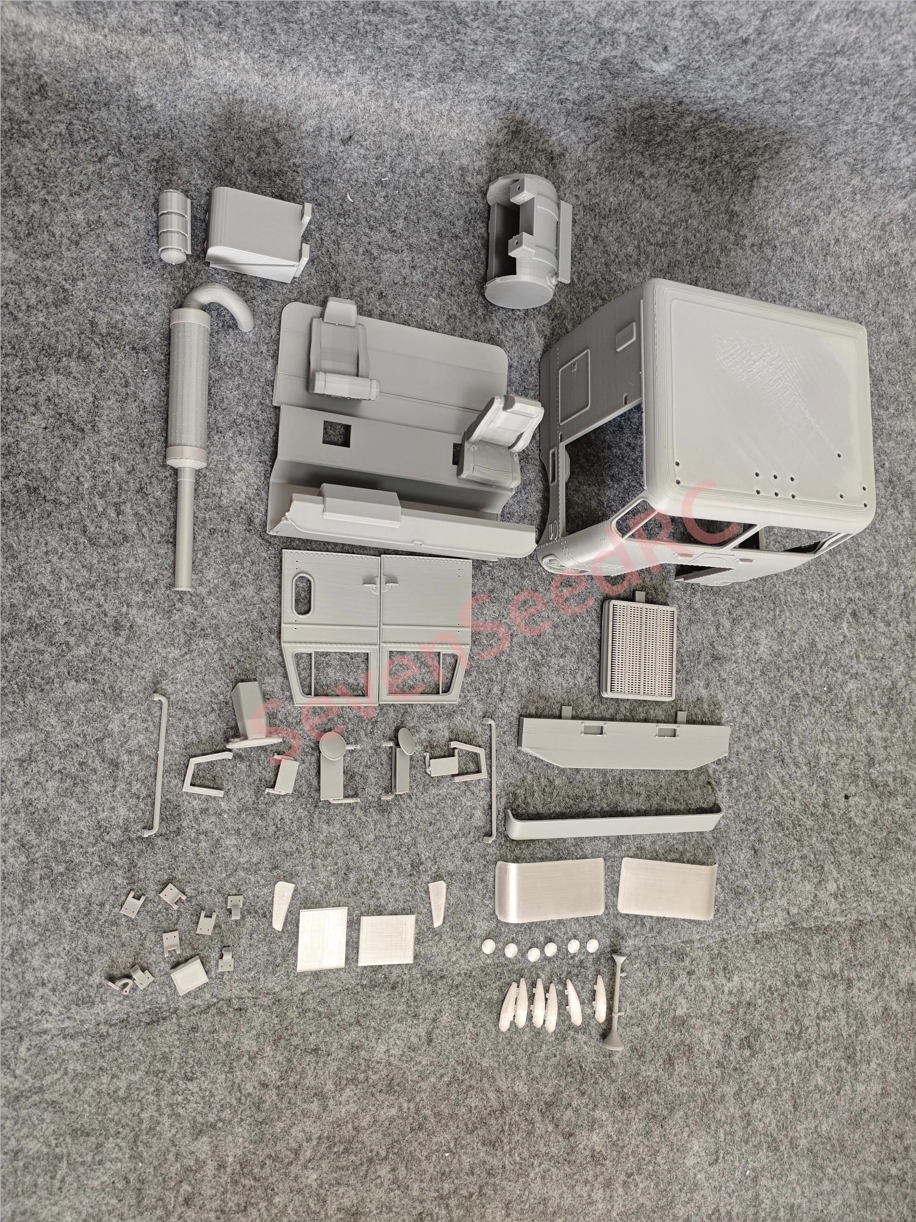 3d Printed Truck Cab Kit Peterbilt 352 1/14 For Fmx Static Dot Model JDM-110 Tamiya Lesu Lxy Scaleclub