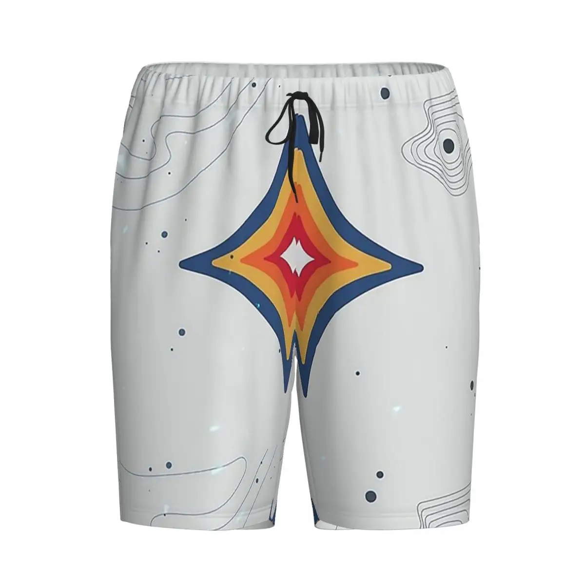 

Мужские шорты для сна Custom Starfield Gaming Desk Shorts, пижамные штаны, домашняя одежда для отдыха, нижняя часть пижамы