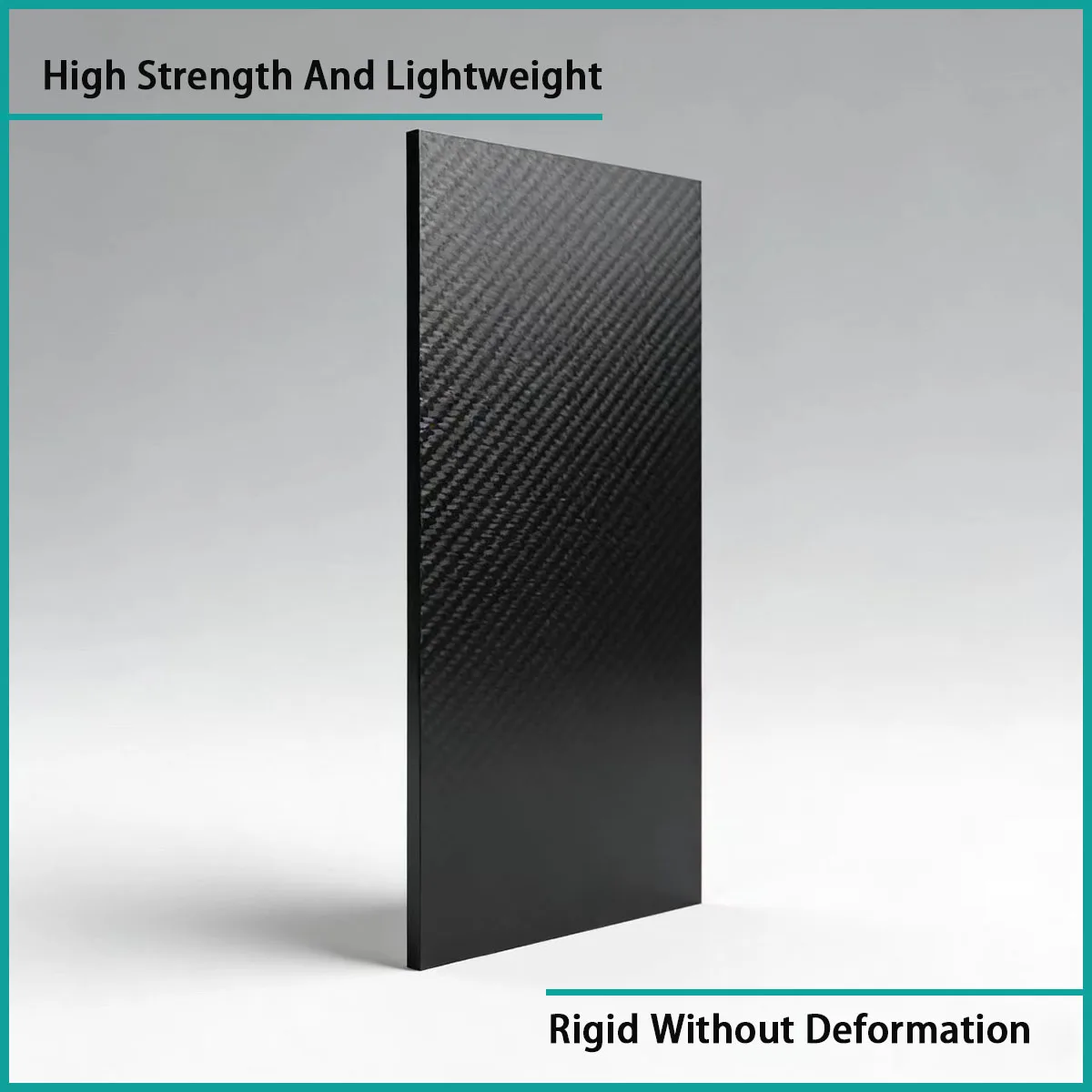 0.2-0.4mm thick 3K carbon fiber square board for industrial equipment, model making, electronic accessories, etc