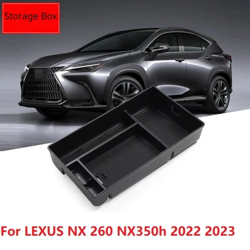 

Car Central Container Storage Box Phone Tray Cover For LEXUS NX 260 NX350h 2022 2023 Storage Box