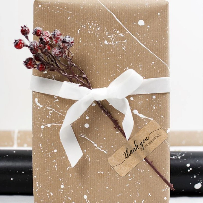 1440Pcs Thank You Stickers Kit Thank You Stickers Label Roll Thank You Set For Envelope Retail Store 75X25mm