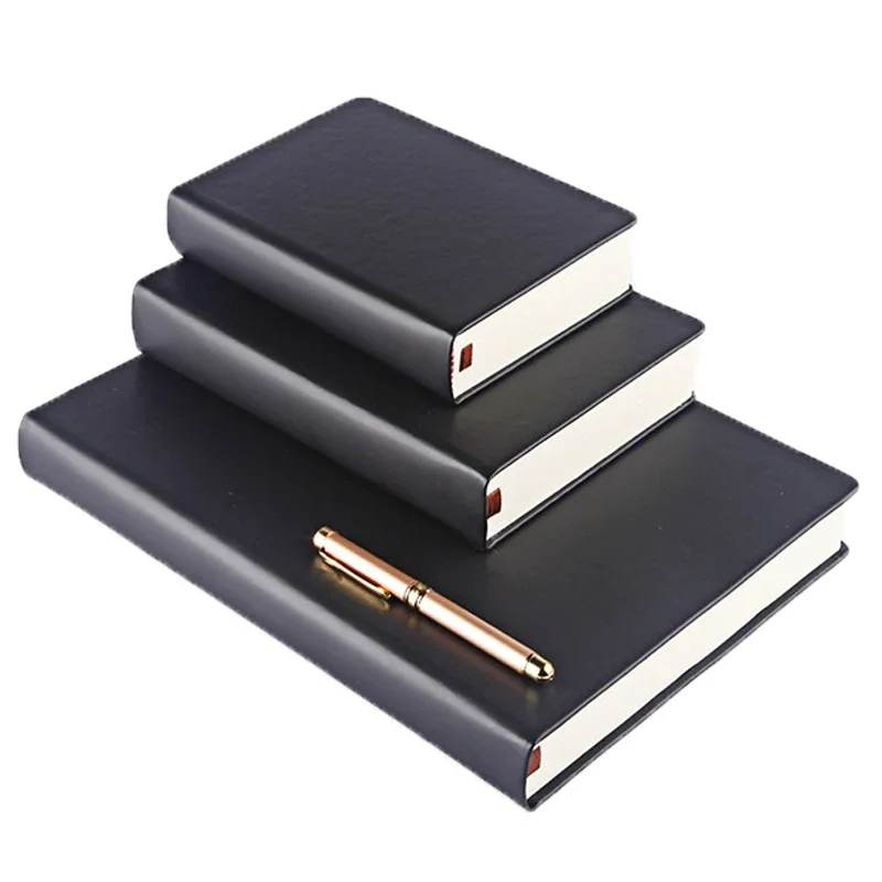 Super Thick 330 Sheets Diary Notebook sketchbook blank page Travel journal Planner A4 A5 A6 PU Leather hard cover Stationery