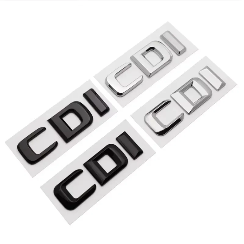 

3D ABS CDI Letters Logo Styling Car Rear Trunk Emblem Badge Sticker For Mercedes Benz ML 320 220 280 C220 W204 GLK220 Accessorie