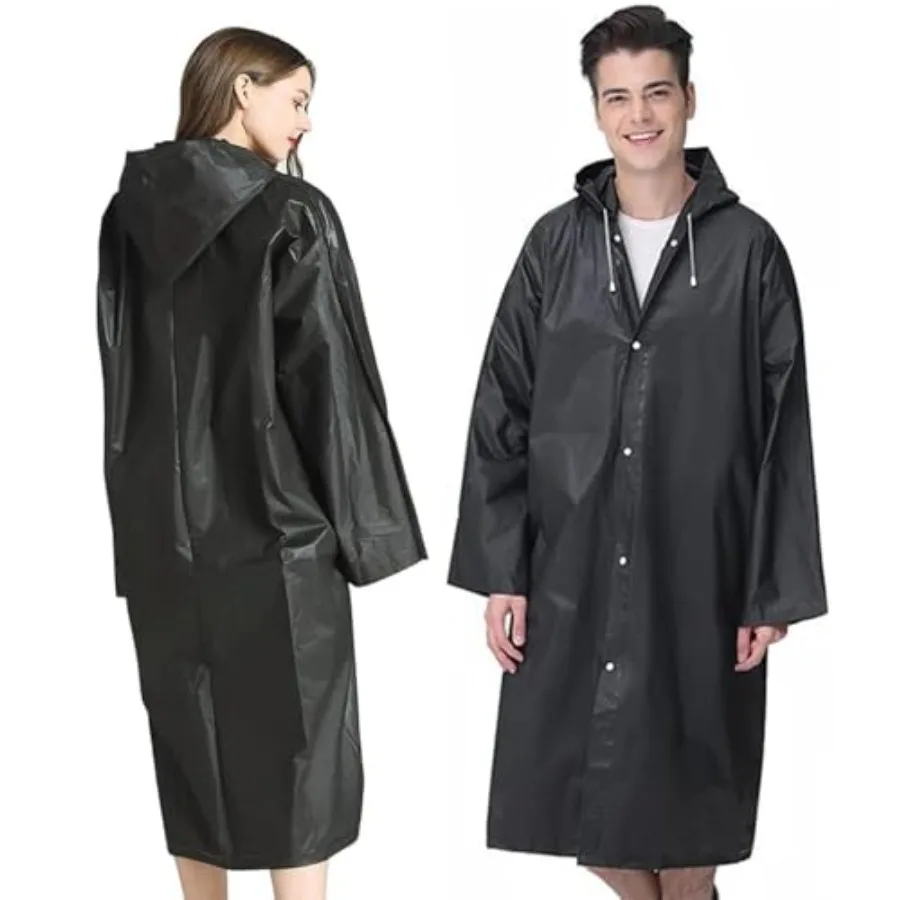 Rain Coat Poncho for Adult, 2  - Emergency Poncho Rain reseña y precio