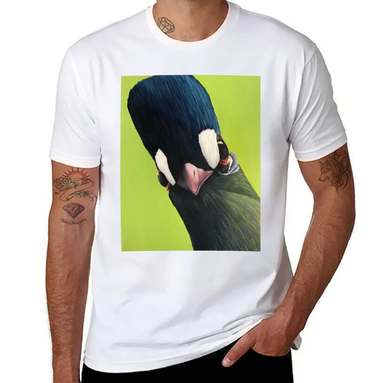 Davy Hartlaub's Turaco T-Shirt t shirts for man cotton funny t shirt man plain T-Shirt