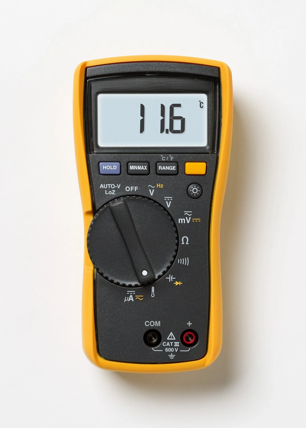 116/323 KIT Multimeter and Clamp Meter HVAC Combo Kit, AC/DC Voltage, AC Current 400 A, Microamps To Test Flame Sensors