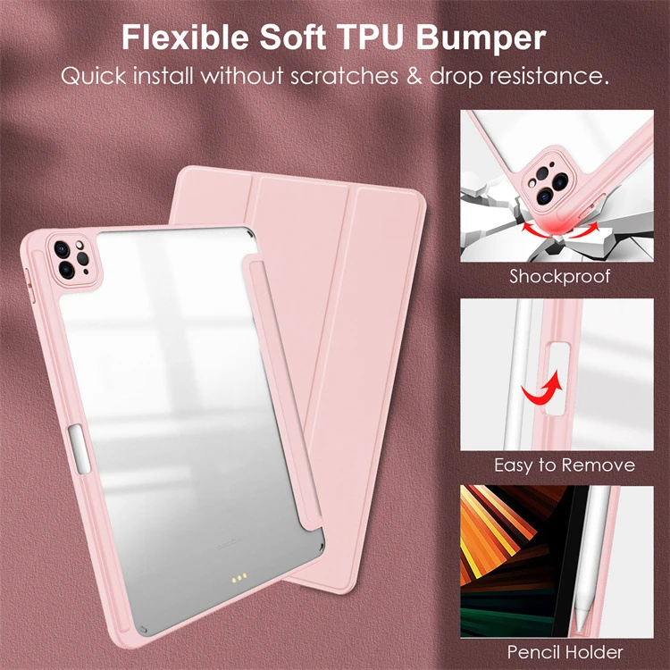 Für IPad Pro13 Tablet-Schutzhülle Air13 Flip Cover Acrylschale 25 – Detail 5